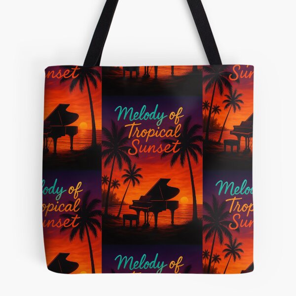 Item preview, Melody of Tropical Sunset designed and sold by Les-Ink-Studio.
