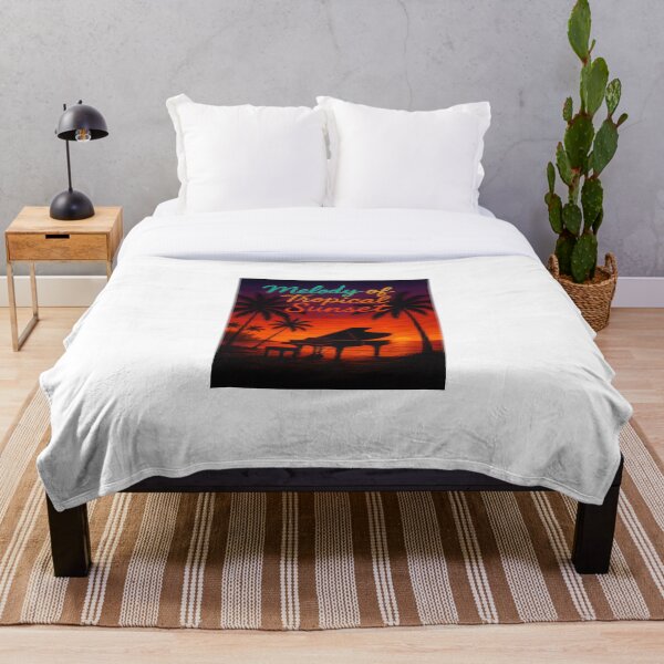 Aperçu de l'œuvre Mélodie du coucher de soleil tropical créée et vendue par Les-Ink-Studio.