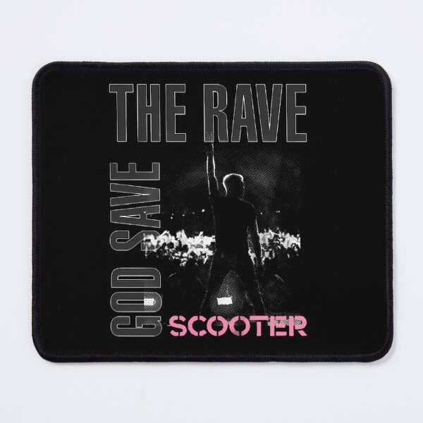 Item preview, The Rave And God Save Scooter designed and sold by AnandAnjaliArt.