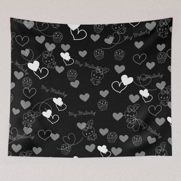 Item preview, Sweet music pattern for dark background designed and sold by Quijote-.
