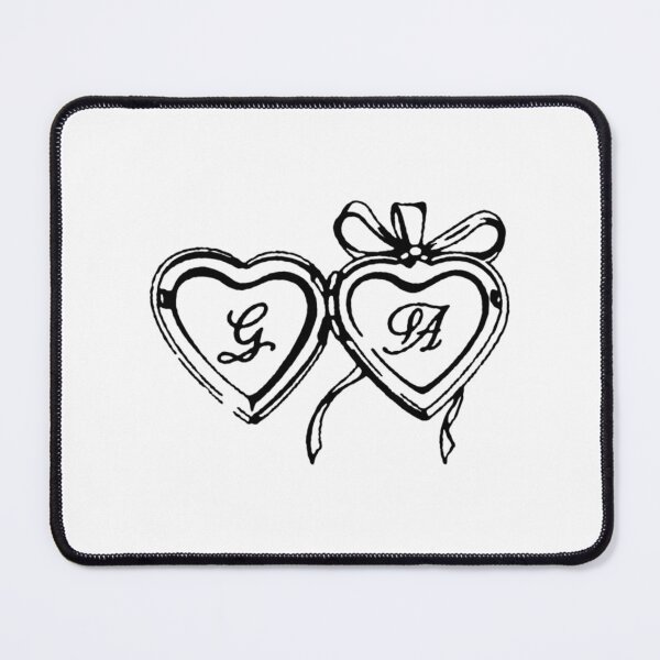 Item preview, Ga Cursive Bow Locket designed and sold by lziah-jayne.
