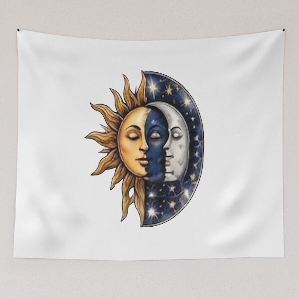 Item preview, Celestial Sun and Moon Mystic Art Design designed and sold by FABIOLA1970.