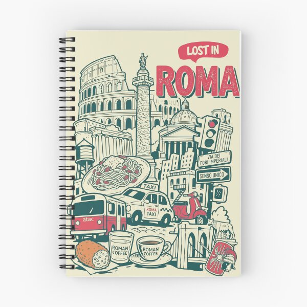 Artikelvorschau, Rom Vintage Italienische Doodle Pop Art entworfen und verkauft von Ada’s Mystic Atelier .