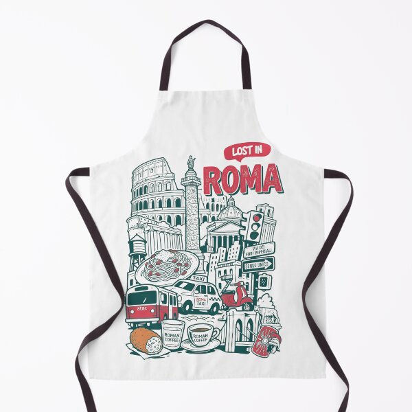 Item preview, Rome Vintage Italian Doodle Pop Art designed and sold by Ada’s Mystic Atelier .