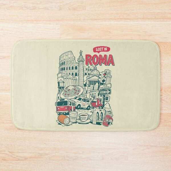Item preview, Rome Vintage Italian Doodle Pop Art designed and sold by Ada’s Mystic Atelier .