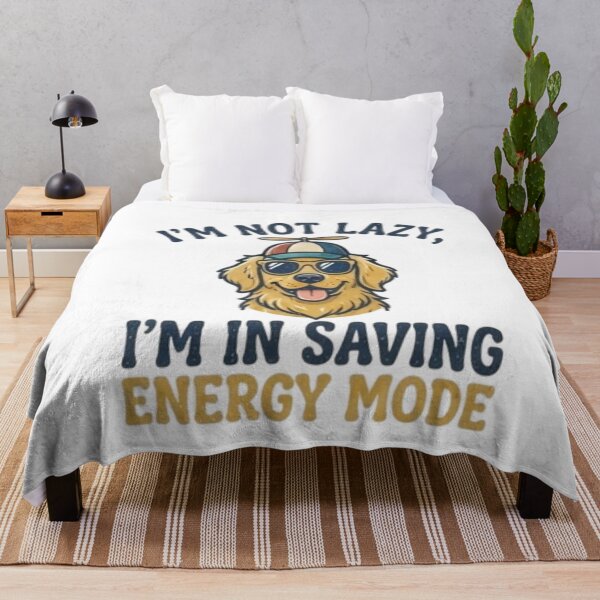 Item preview, Funny Golden Retriever Saving Energy Mode Dog Love designed and sold by FABIOLA1970.