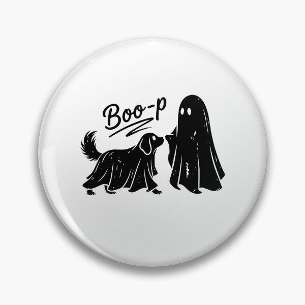 Item preview, Boo-P Ghost Dog designed and sold by seektopus.