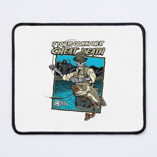 Item preview, Jolly Rotten Fishing Cheat Death designed and sold by aTiredWitchArt.