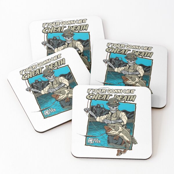Item preview, Jolly Rotten Fishing Cheat Death designed and sold by aTiredWitchArt.