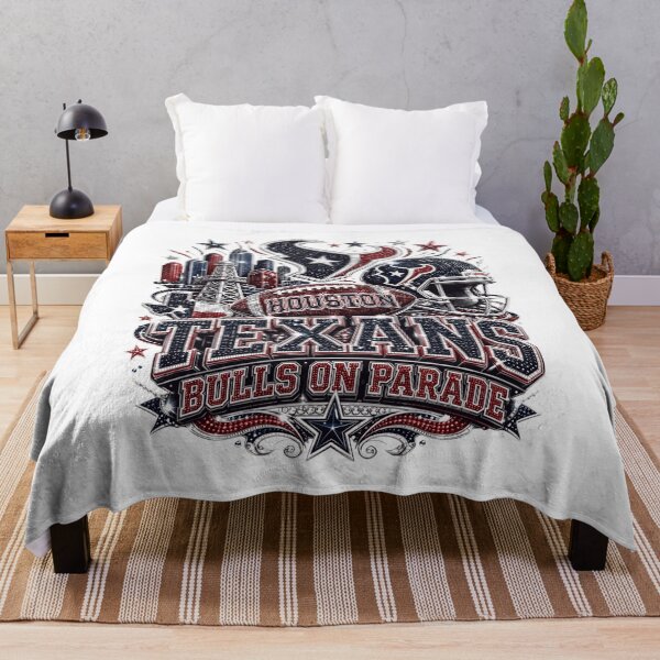 Item preview, Houston Texans Bulls on Parade Glitter Design designed and sold by hamishmor.