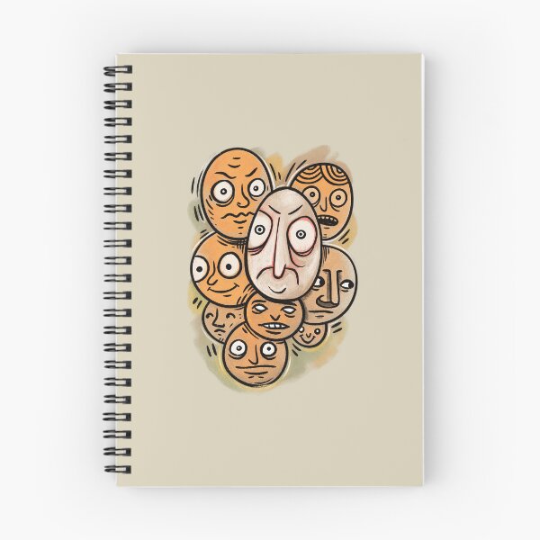 Item preview, Weird Faces Vintage Doodle Character Art designed and sold by lalatrash.