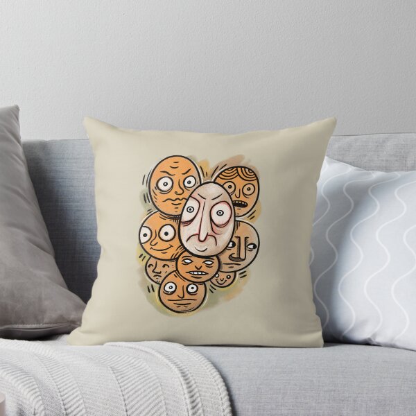 Item preview, Weird Faces Vintage Doodle Character Art designed and sold by lalatrash.