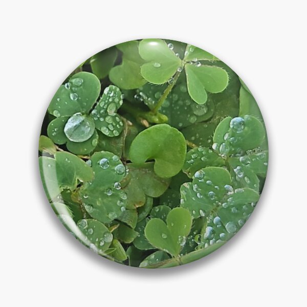 Item preview, Green Clover Leaves with Fresh Morning Dewdrops designed and sold by Yanshuf.