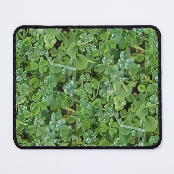 Item preview, Green Clover Leaves with Fresh Morning Dewdrops designed and sold by Yanshuf.