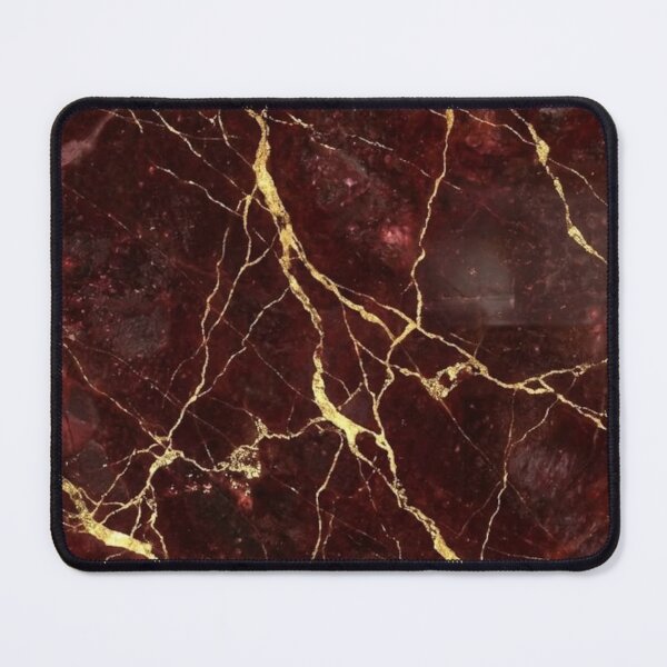 Item preview, Abstract Red and Gold Marble Design designed and sold by ZedColors.