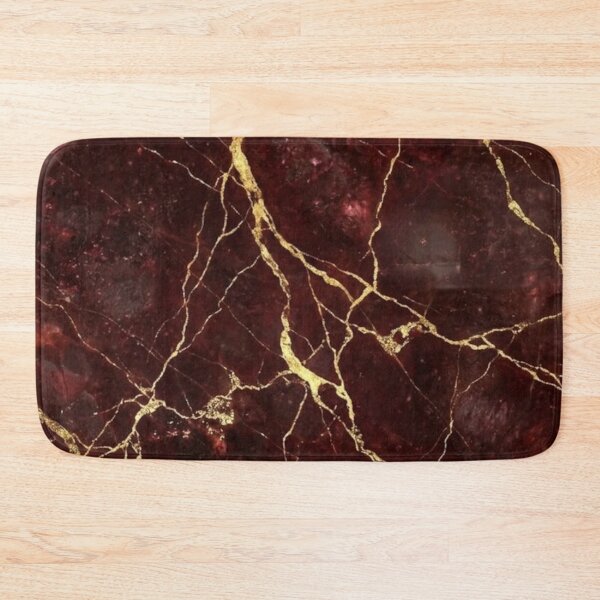 Item preview, Abstract Red and Gold Marble Design designed and sold by ZedColors.