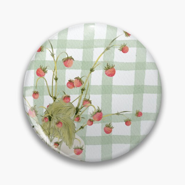Item preview, Strawberry Summer Vibe Greeting Card with Vintage Picnic Botanical Design designed and sold by Sagi Jane Art.