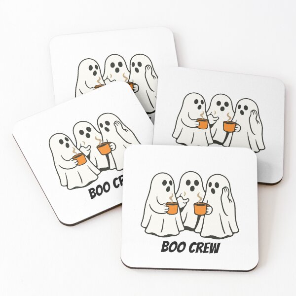 Item preview, Boo Crew Ghost Coffee Drinkers Halloween Graphic designed and sold by RickTShop.