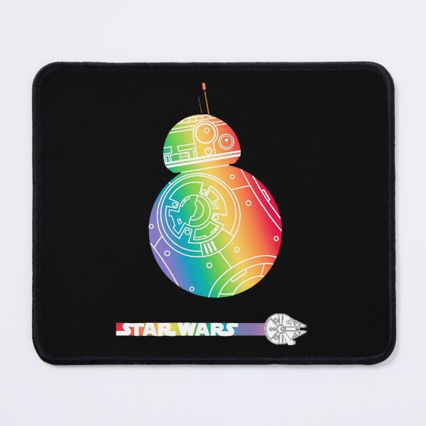 Item preview, BB-8 Robot Rainbow Outline Star Wars Pride designed and sold by Bohepa.