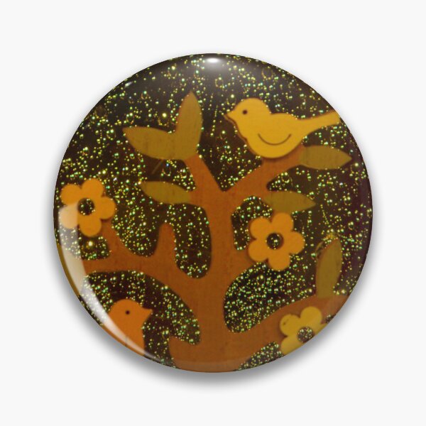 Item preview, Golden Raindrops and Wooden Tree Art designed and sold by Rogi74.