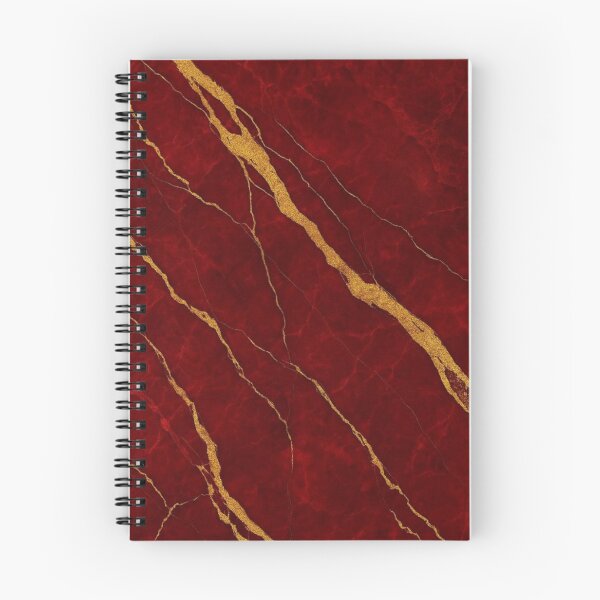 Item preview, Abstract Red and Gold Marble Design designed and sold by ZedColors.