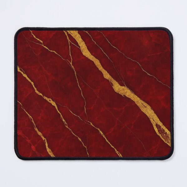 Item preview, Abstract Red and Gold Marble Design designed and sold by ZedColors.