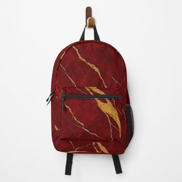 Item preview, Abstract Red and Gold Marble Design designed and sold by ZedColors.