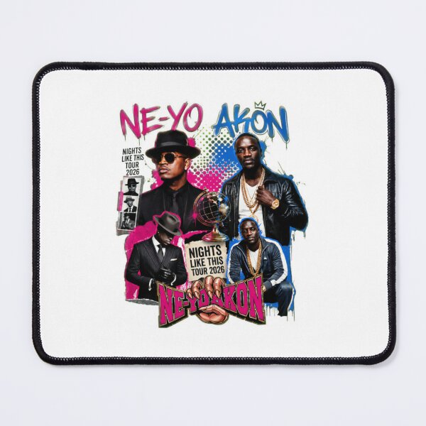 Item preview, Retro Ne-Yo \U0026 Akon Nights Like This Tour 2026 designed and sold by AndreateColli.
