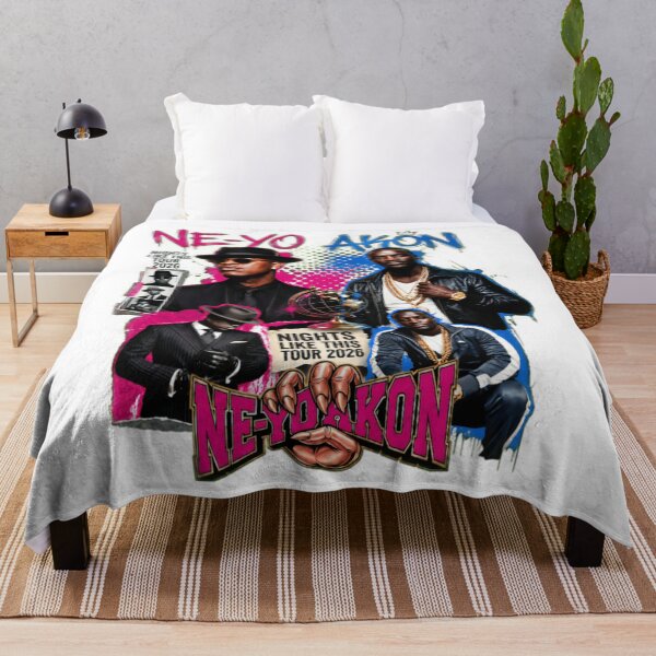 Item preview, Retro Ne-Yo \U0026 Akon Nights Like This Tour 2026 designed and sold by AndreateColli.