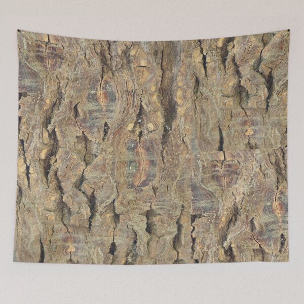 Item preview, Deep Textured Brown Tree Bark - Natural Organic Wood Pattern designed and sold by Yanshuf.