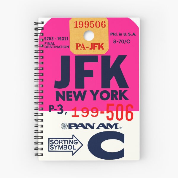Item preview, PanAm JFK Luggage Tag designed and sold by Fine-Art-Hub.