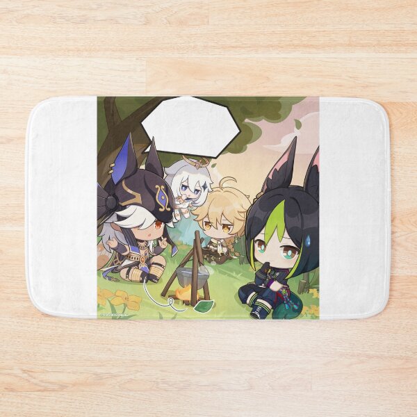 Item preview, Tighnari, Cyno, Aether and Paimon designed and sold by Lauwuuh.