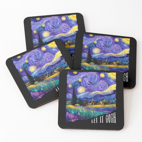 Item preview, Let It Gogh Funny Lover Van Gogh Starry Night  designed and sold by ArtByimamS.