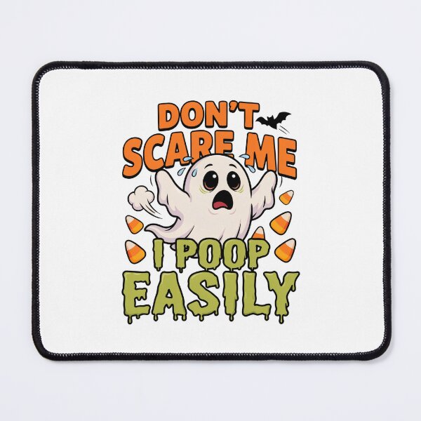 Item preview, Dont Scare Me I Poop Easily Ghost designed and sold by Uglyandcute.