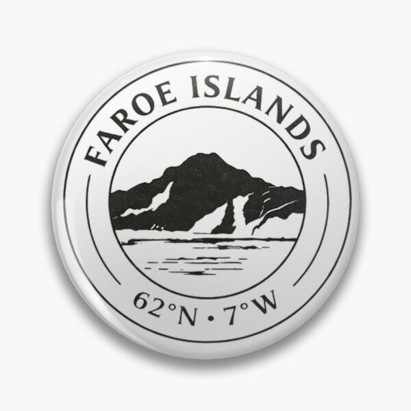 Item preview, Faroe Islands Coordinates – Nordic Atlantic Landscape Art designed and sold by ChicClicker.