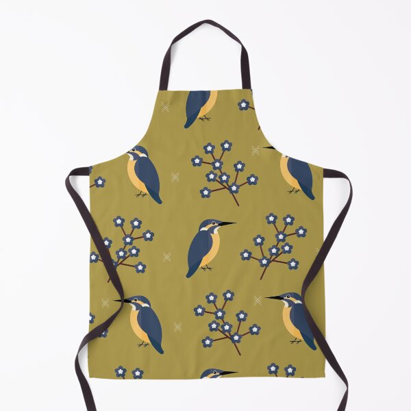 Item preview, Kingfishers on green designed and sold by reneesillus.