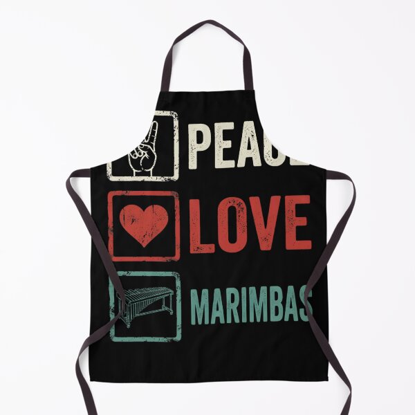Item preview, Peace Love Marimbas Marimba Player Musician designed and sold by w66aboo.