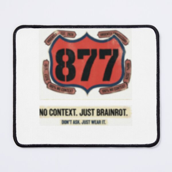 Item preview, 877 BRAINROT - No Context Just Wear It designed and sold by FurryPrintLab-FurryPrintLabDesign.
