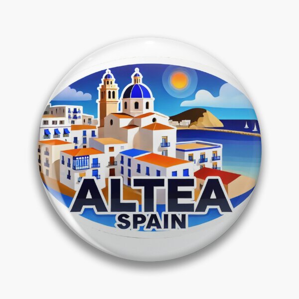 Item preview, Altea Spain – Mediterranean White Village Travel Art designed and sold by ChicClicker.