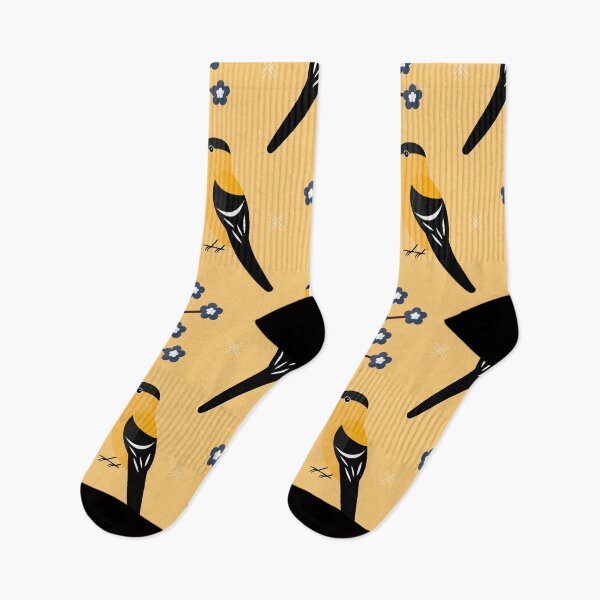 Item preview, American goldfinches on yellow designed and sold by reneesillus.