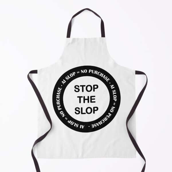 Item preview, Stop the slop AI slop = no purchase designed and sold by random8.