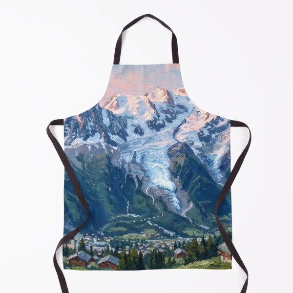 Item preview, Mont Blanc Above the Chamonix Valley designed and sold by RedPeaStudio.