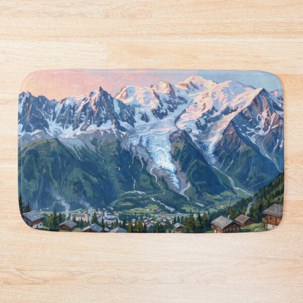 Item preview, Mont Blanc Above the Chamonix Valley designed and sold by RedPeaStudio.
