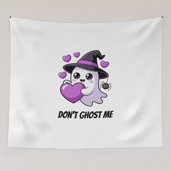 Item preview, Don't Ghost Me Cute Halloween Ghost Graphic designed and sold by RickTShop.