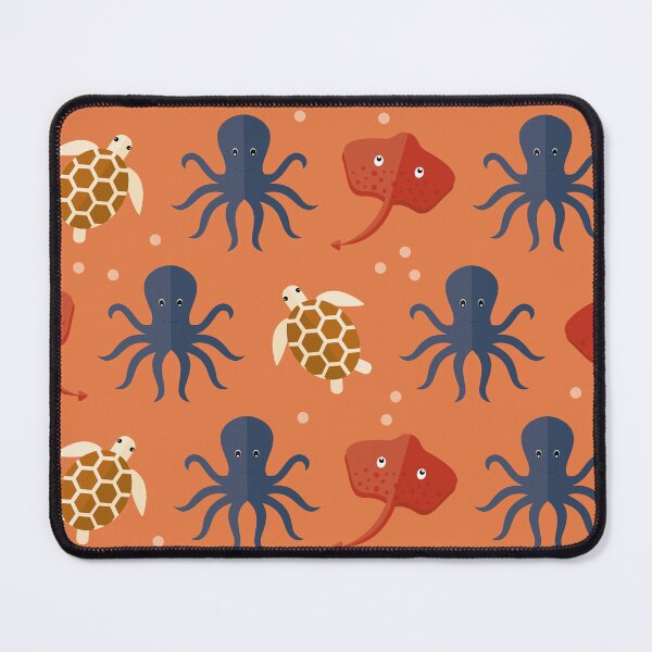 Item preview, Ocean adventures on orange designed and sold by reneesillus.