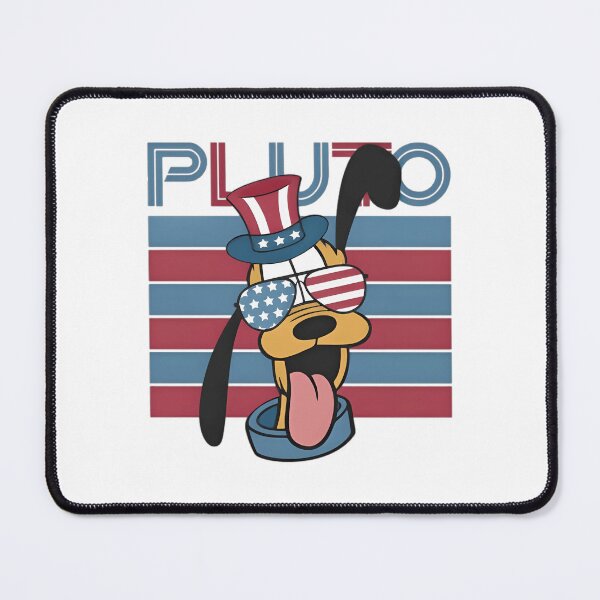 Item preview, Patriotic Pluto American Flag designed and sold by aTiredWitchArt.