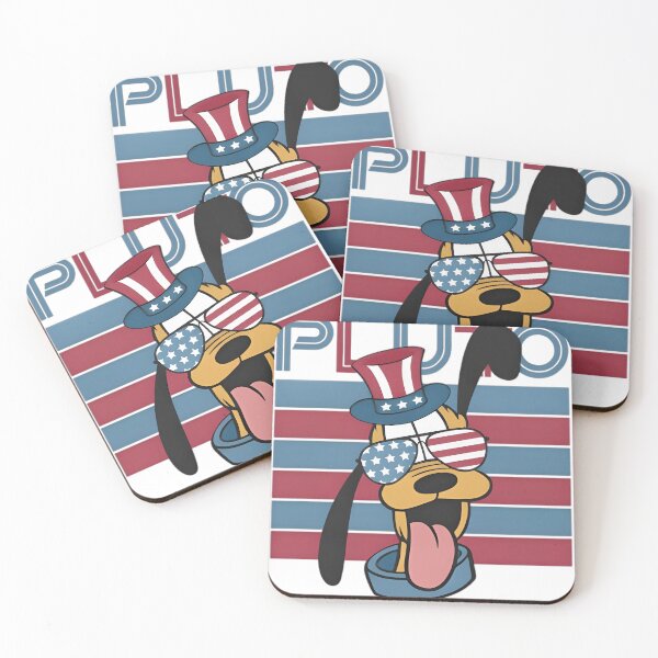 Item preview, Patriotic Pluto American Flag designed and sold by aTiredWitchArt.