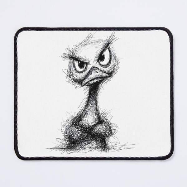 Item preview, Grumpy Duckie Doodle designed and sold by BRETT'S ART STUDIO.