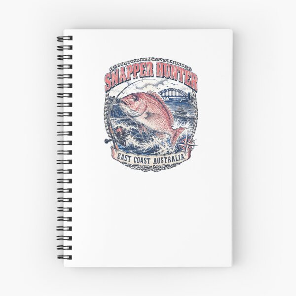 Item preview, Snapper Hunter East Coast Australia Sydney Harbour Snapper Fishing Vintage Badge designed and sold by Yellowriversss.