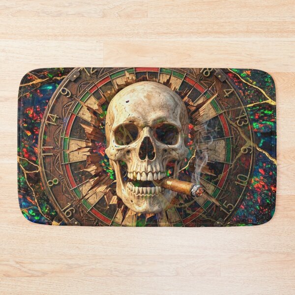 Item preview, A skull in the realm of darts and black opal designed and sold by Segasprojects.